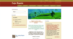 Desktop Screenshot of cajeripska.cz